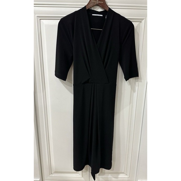 Tahari Dresses & Skirts - Tahari  Women's Black 3/4" Sleeve  Dress NWT Size M Business Office Attire